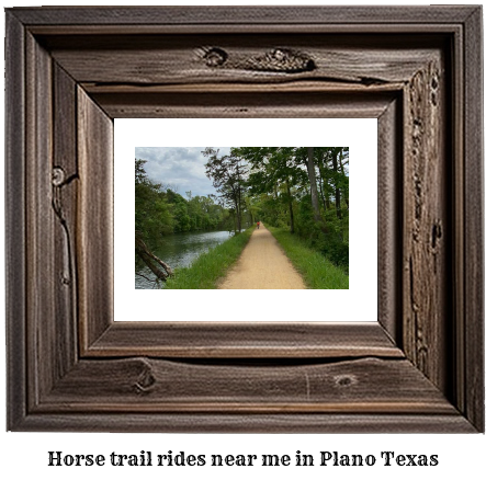 horse trail rides near me in Plano, Texas